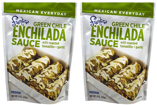 Frontera Enchilada Green Chili Sauce Pouch, 8 oz, 2 pk