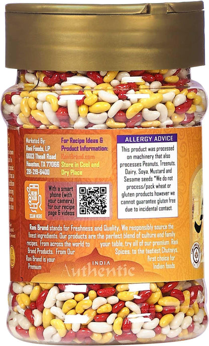 Rani Sugar Coated Fennel Candy 5oz (141g) PET Jar ~ Indian After Meal Digestive Treat | Vegan | Gluten Friendly | NON-GMO | Indian Origin