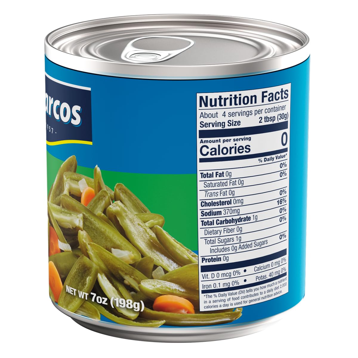 San Marcos Sliced Jalapeno Peppers, 7 Ounce