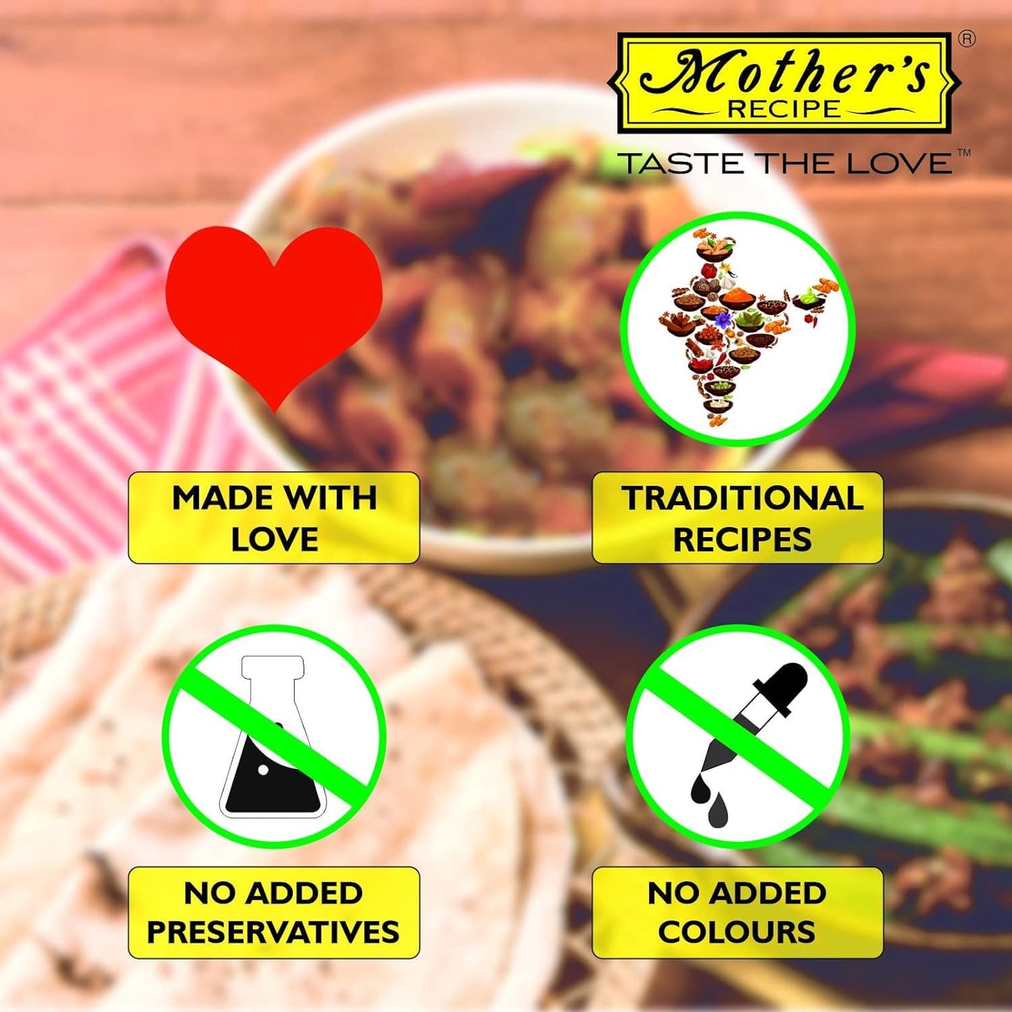 MOTHER'S RECIPE LEMON HOT 500 GM