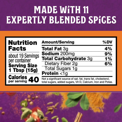 Patak's Biryani Spice Paste, Authentic Indian Cooking for Traditional with Aromatic Spices, Ginger & Paprika, Ideal for Chicken, Vegetable & One-Pot Meals, Medium Spicy, 10 oz Jar, 6-Pack