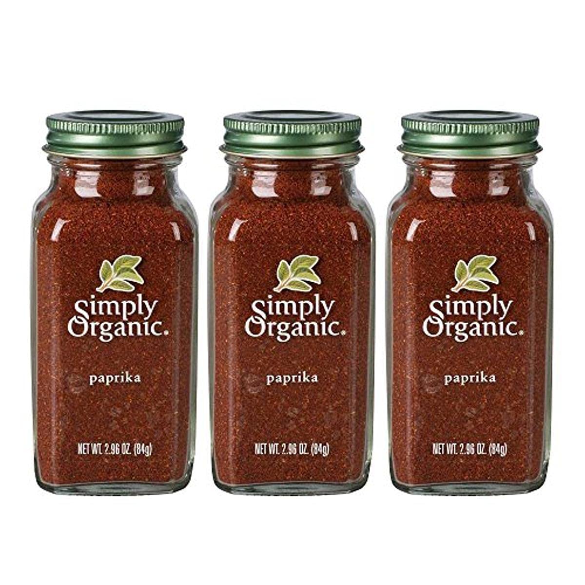 Simply Organic Paprika | Certified Organic | 2.96 oz. (3 Pack)