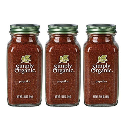 Simply Organic Paprika | Certified Organic | 2.96 oz. (3 Pack)