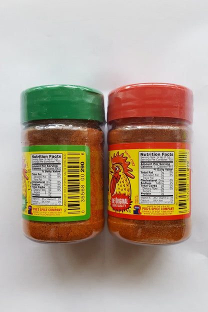 Pico De Gallo's Hot Chile and Salt & Pico Limon Seasoning Set , 4oz (Pack of 2)