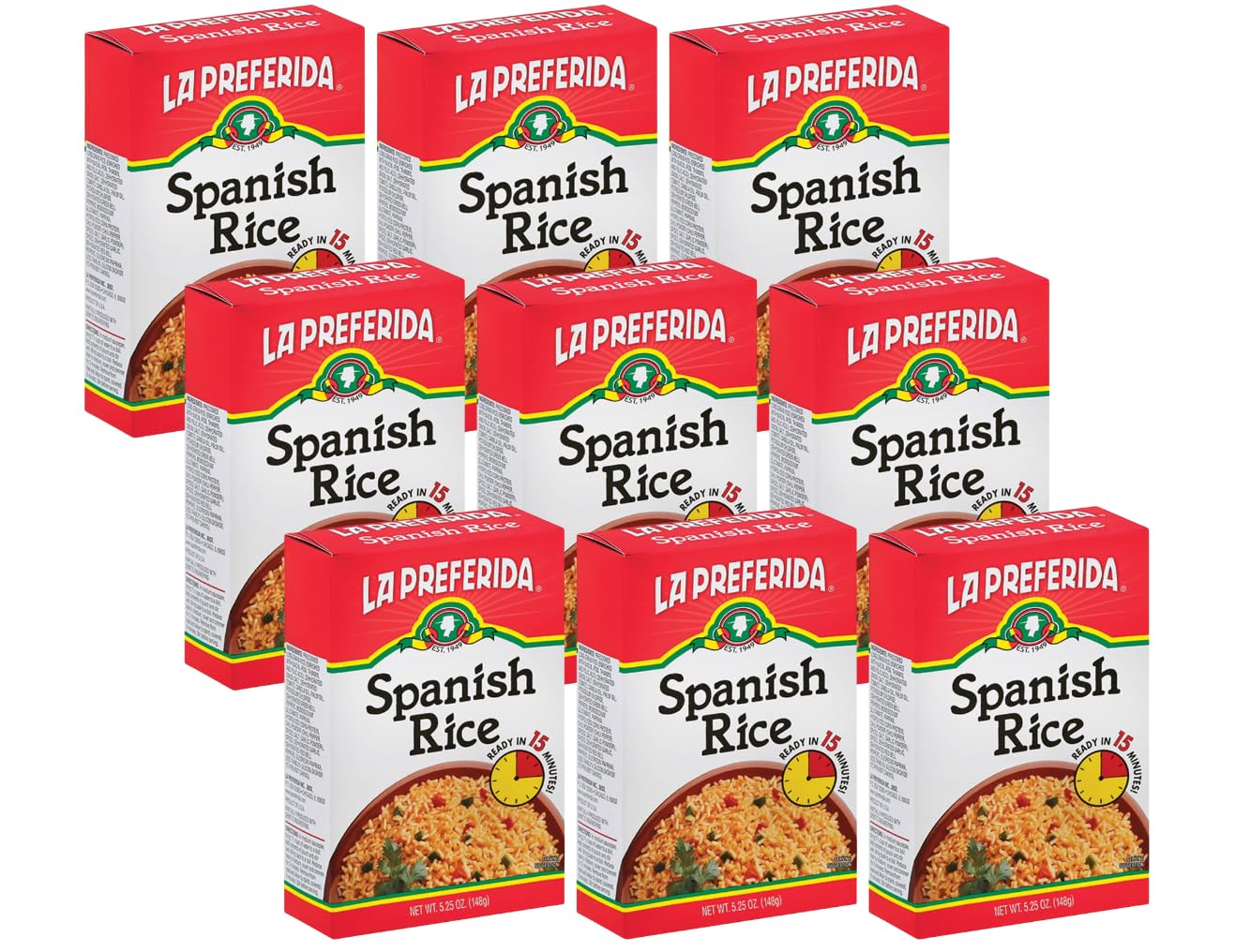 La Preferida Spanish Rice in a Box, 5.25 oz, (Pack - 9)