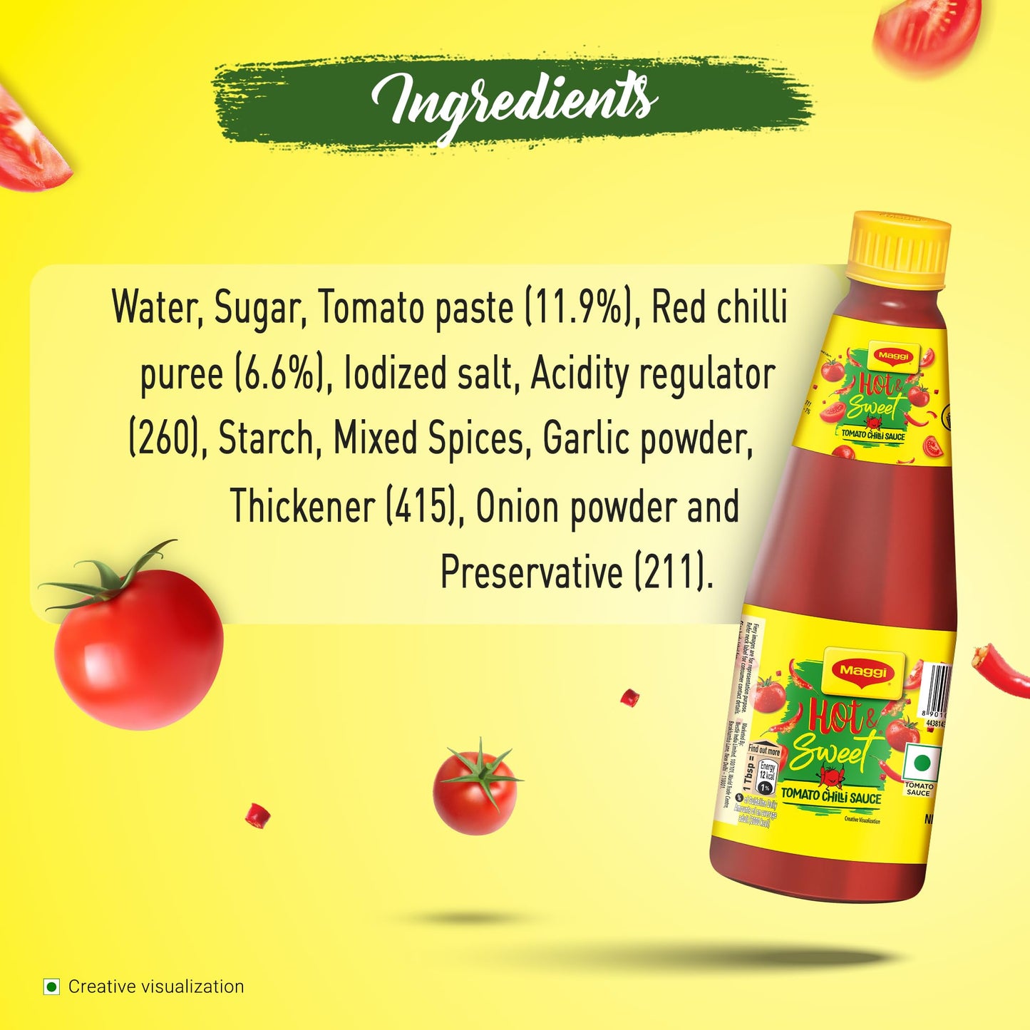 Maggi Hot & Sweet Tomato Chilli Sauce - 1kg., 2.2lb