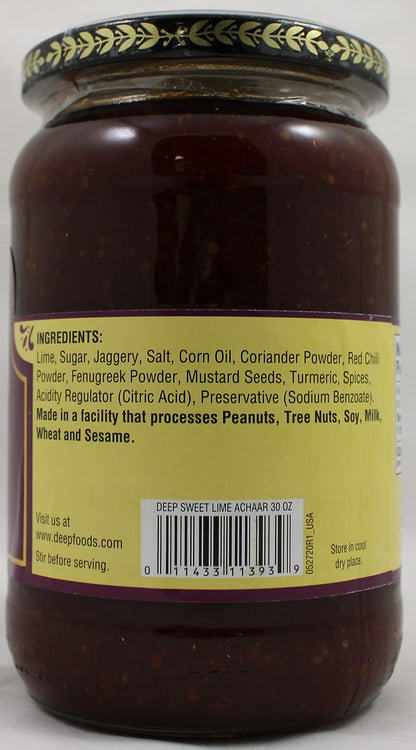 Sweet Lime Pickle (30oz)