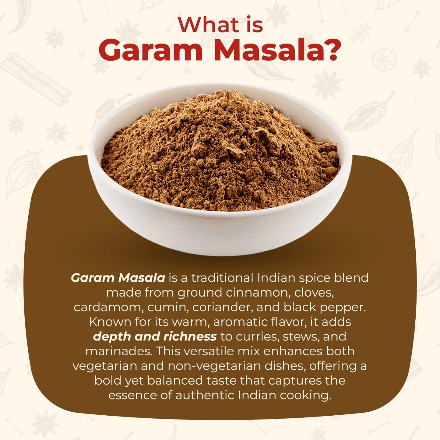 Great Bazaar Swad Garam Masala, 14 Ounce