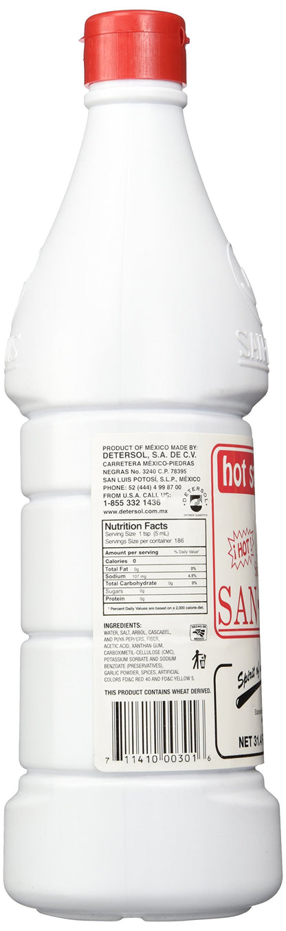 San Luis Salsa Picante Hot Sauce - 31.4 Oz