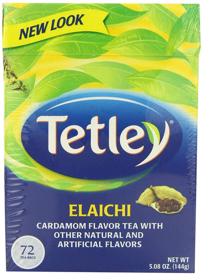 Tetley Tea, Elaichi, 72 Tea Bags