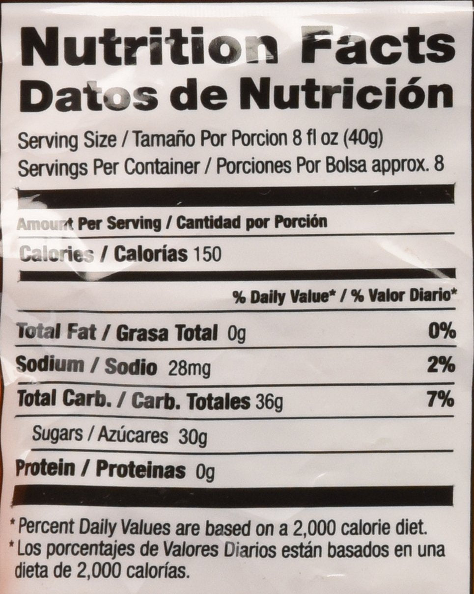 NATURA'S Tamarindo Instant Drink Mix, 1 Count, 1 Packet, 150 Calories per Serving