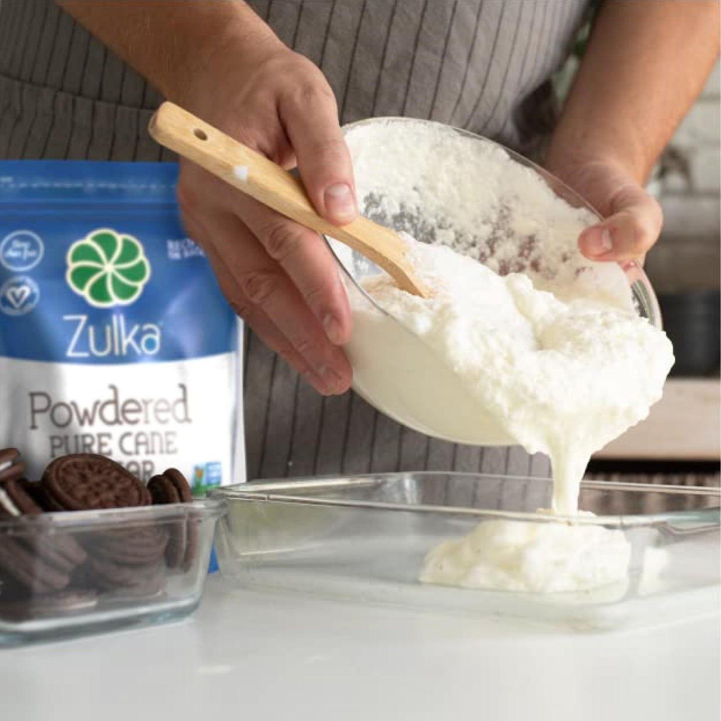 Zulka Powdered Pure Cane Sugar - 1 LB (Pack of 1)