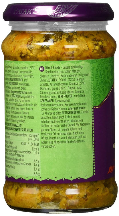 Patak's Mixed Pickle Hot (283g) - Pack of 2