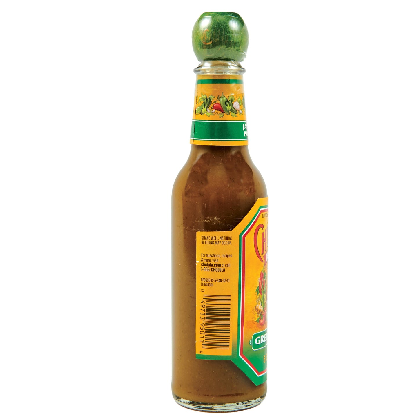 Cholula, Sauce Hot Green Pepper, 5 Fl Oz