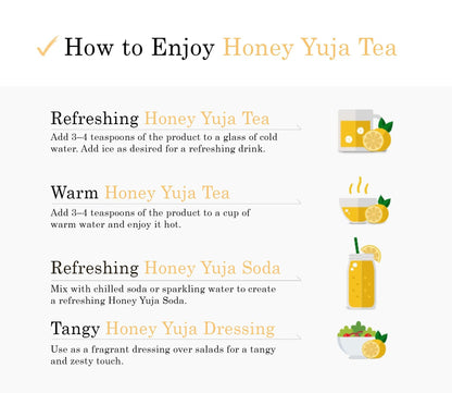 Damtuh Honey Citron Tea (Yuja, Yuzu Tea) 1.7lb – Traditional Korean Citron Honey Tea Base, Fruit Preserve
