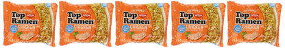 Nissin Top Ramen Noodle Soup Chicken Flavor 3 Ounce Packages - 5 Pack