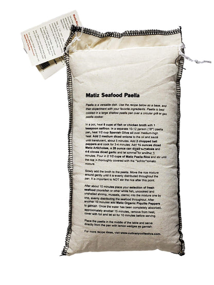 Matiz Valenciano Paella Rice from Spain (3 pack - 2.2 lbs. each) Traditional Spanish Medium-Grain | Risotto, Arrow Negro, Seafood Dishes | Natural Flavor | Soy and Gluten Free