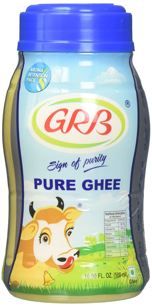 GRB Pure Ghee - Sign of Purity / 16.90 Fl. Oz., 500ml
