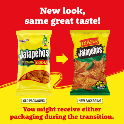 Diana Jalapeños Tortilla Chips, 3.84 Oz