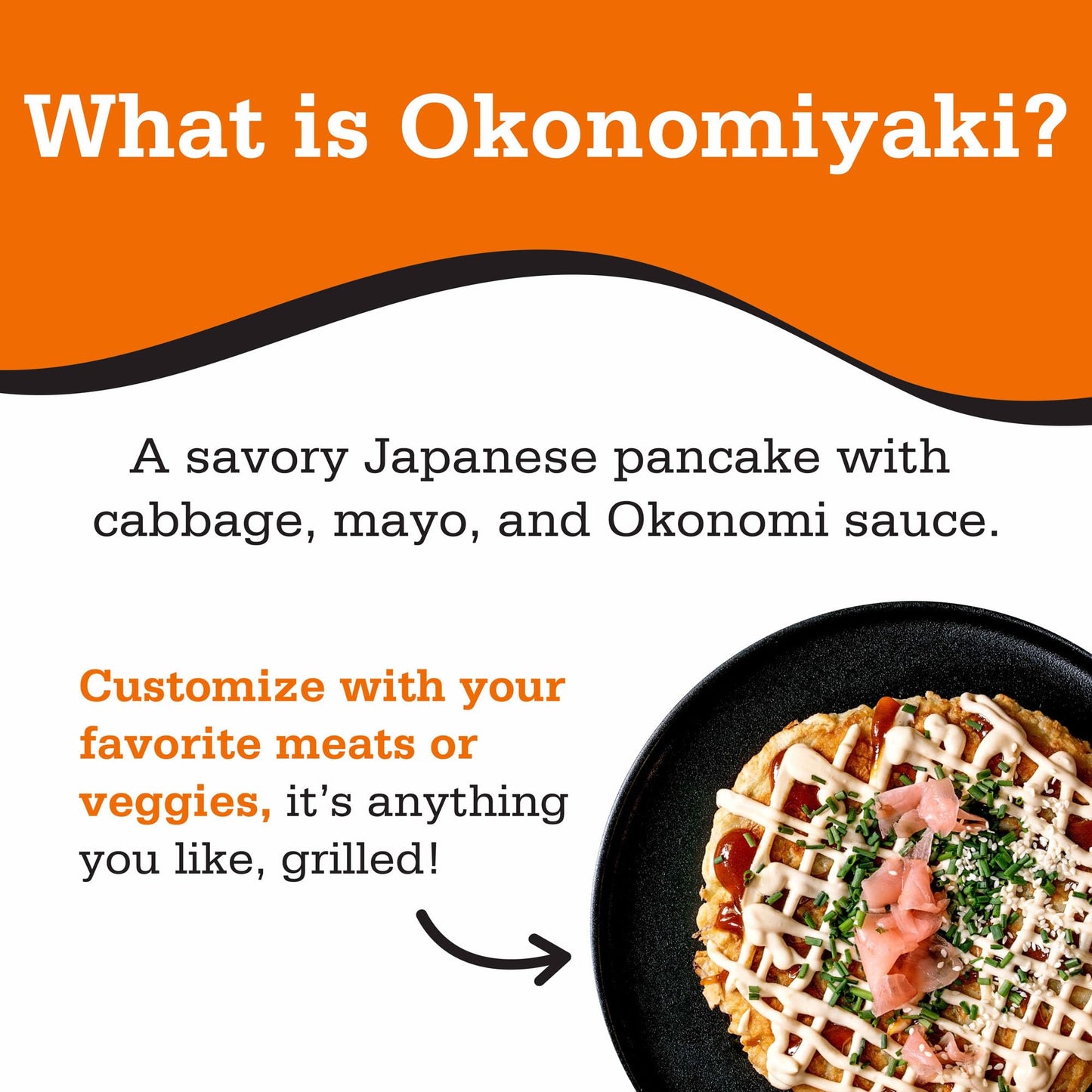 Otafuku Okonomiyaki Flour for Japanese Okonomiyaki Pancakes, 12 Servings, 15.9 Oz (1 Lb)