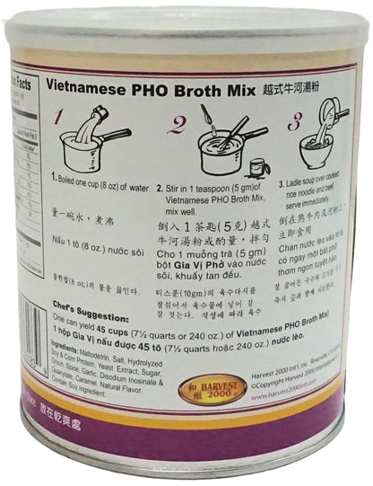 Harvest 2000 Vietnamese Pho Broth Mix - 16 oz (1 Can)