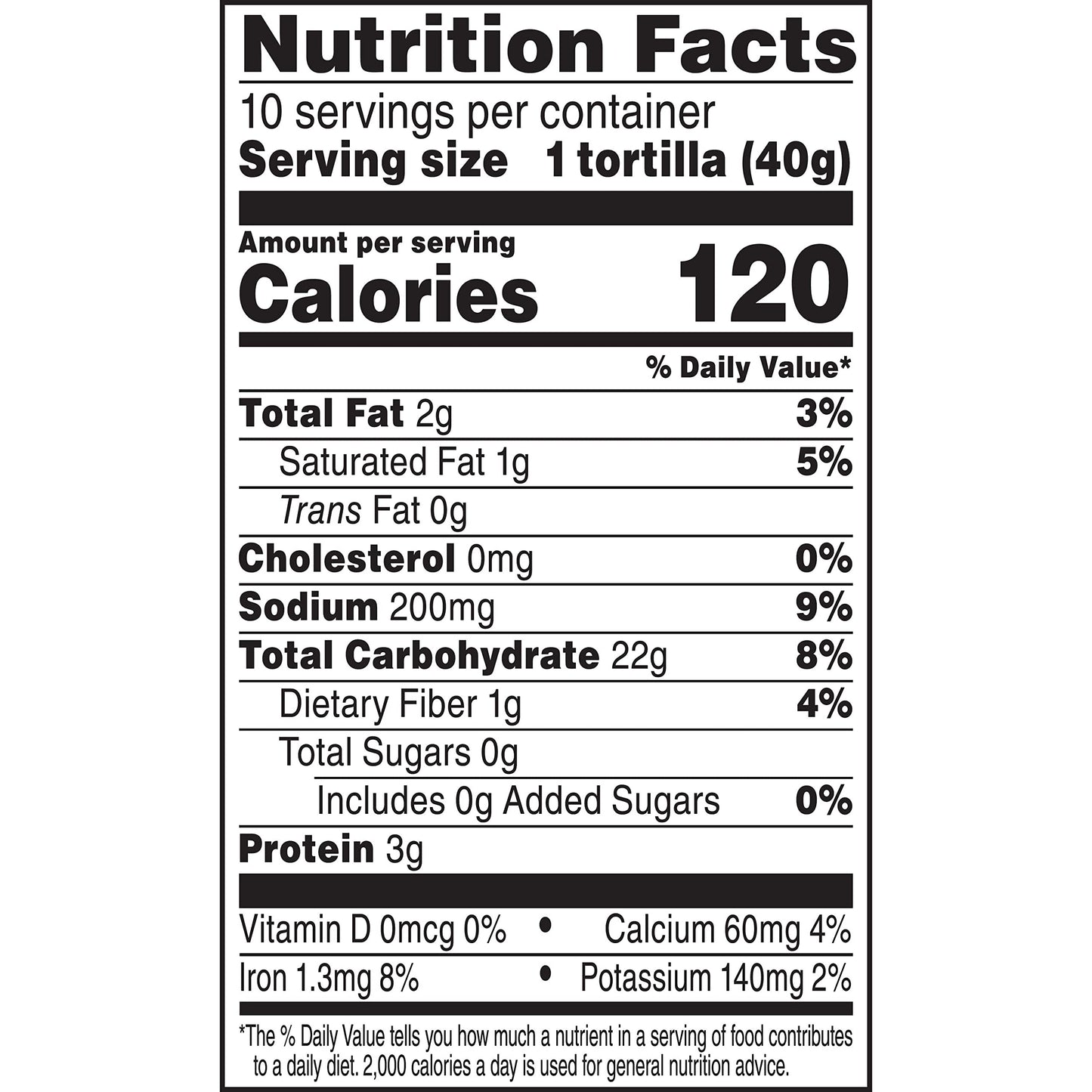 Ortega Tortillas, Flour, 14.3 Oz (Pack of 10)
