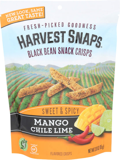 Harvest Snaps Mango Chile Lime 3 Ounce (Pack of 3)