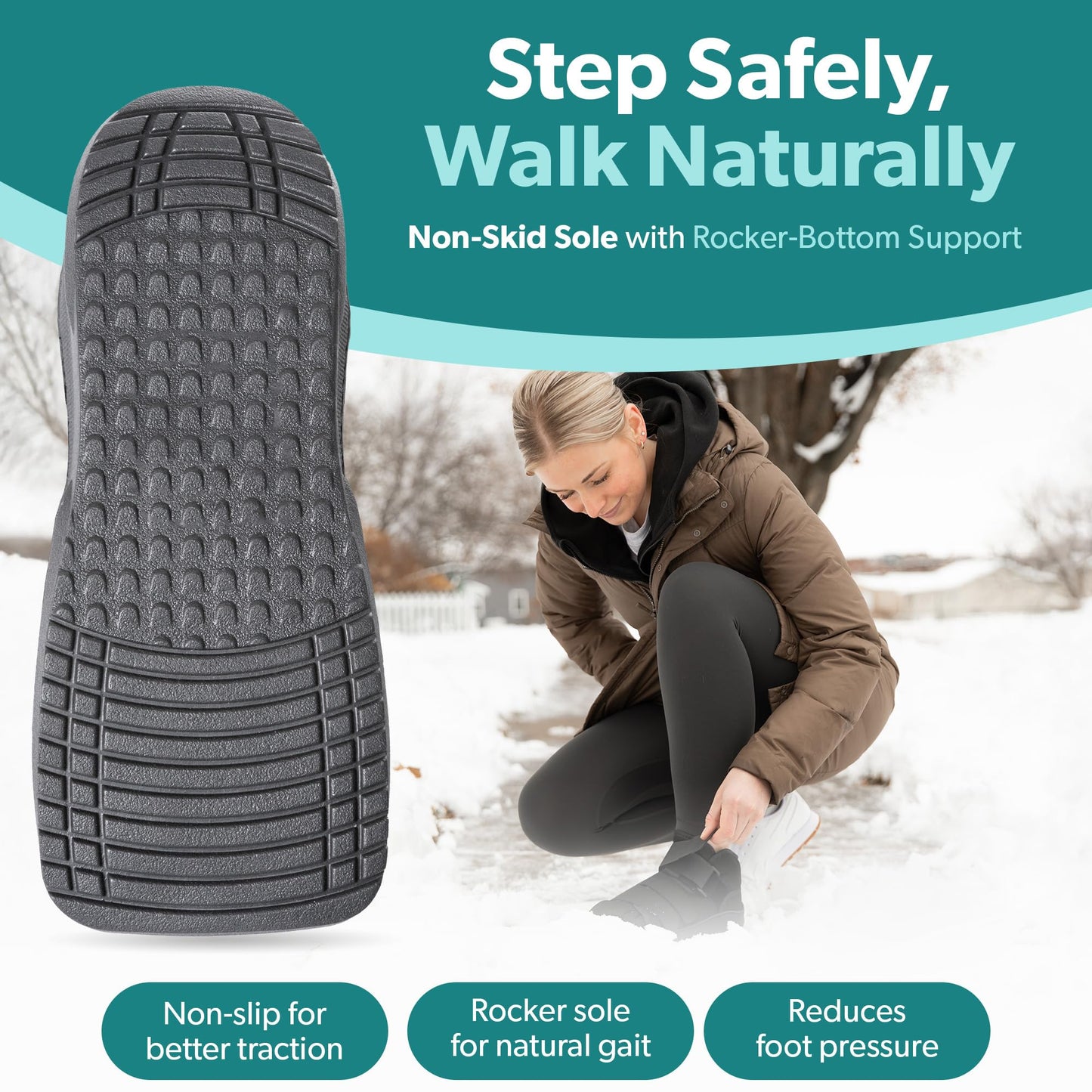 BraceAbility Closed Toe Medical Walking Shoe - Lightweight Broken Toe Cast Boot, Fracture Foot Brace for Metatarsal Stress Fracture, Post-op Bunion, Hammertoe Surgery Recovery - For Men or Women (XL)