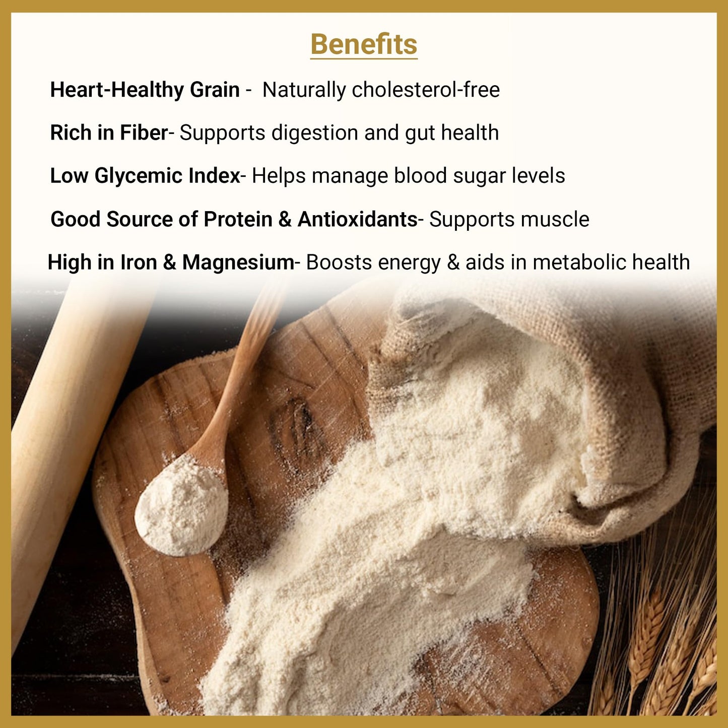 Jalpur Stone Ground Millet Flour (Bajri) 1kg