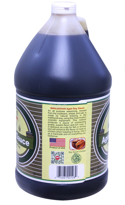 萬家香陳年醬油 Wan Ja Shan Non GMO Aged soy sauce 1 Gallon