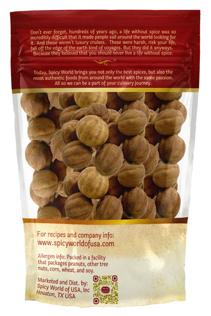 Spicy World Dried Persian Limes (Lime Omani) 14 Ounce Bag - Approx 50-60 Count! - Limu Omani Dried Whole Lime