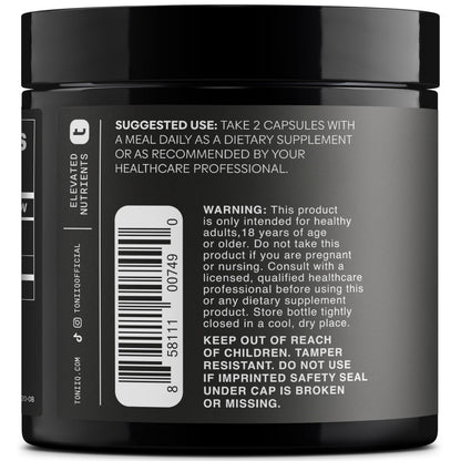 Toniiq Tribulus Terrestris for Men - Ultra High Potency 25:1 Extract with 95% Saponins - 1300mg Pure & Concentrated Formula - Third-Party Lab Tested for Purity & Quality - 120 Capsules