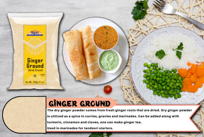Rani Ginger (Adarak) Powder Ground, Spice 7oz (200g) ~ All Natural | Vegan | Gluten Friendly | NON-GMO | Kosher | Indian Origin