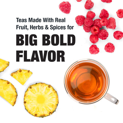 Tiesta Tea - Passion Berry Jolt, Loose Leaf, Raspberry Passion Fruit Black Tea, Premium Caffeinated Blend, Make Hot or Iced & Brews Up to 50 Cups, 4oz Refillable Tin