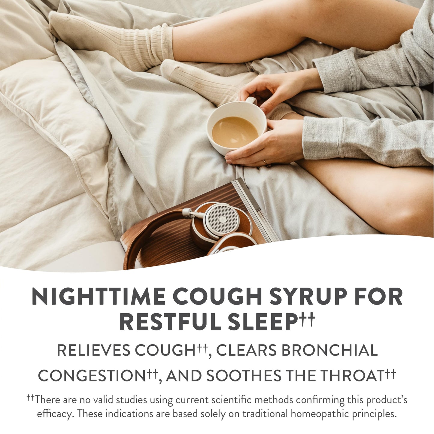 Nature's Way B&T Nighttime Cough & Bronchial Syrup for Restful Sleep Homeopathic, , Purple Cherry 8.0 Fl Oz