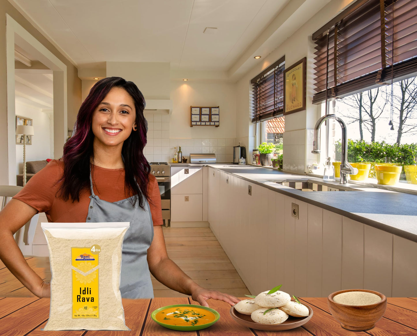Rani Idly Rava (Parboiled Cream of Rice) 64oz (4lbs) 1.81kg ~ All Natural | Vegan | Gluten Friendly | NON-GMO | Indian Origin
