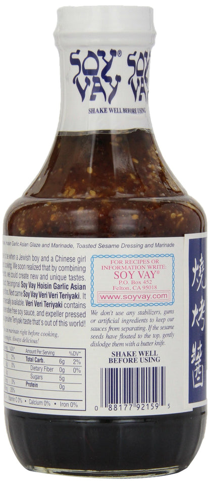 Soy Vay Veri Veri Teriyaki Marinade, 21-Ounce Bottles (Pack of 6)