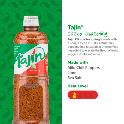Tajin Clásico Chile Lime Seasoning 14 oz (Pack of 2)