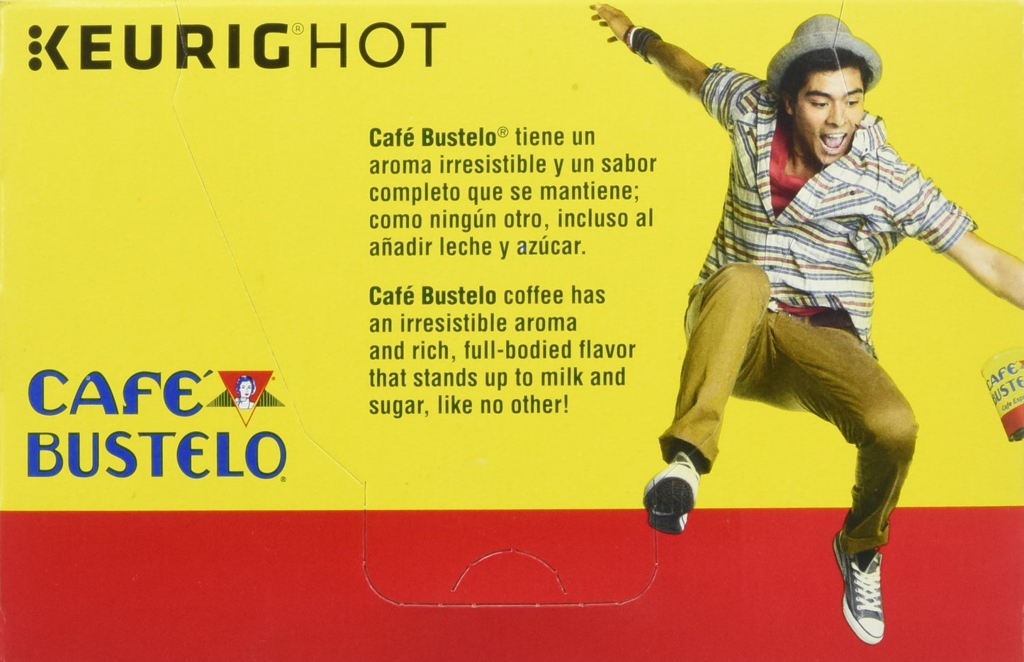 Cafe Bustelo, K-Cup Single Serve, 12 Count, 4.44oz Box (Pack of 3) (Espresso Style)