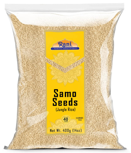 Rani Samo Seeds Whole (Japanese barnyard millet/Jungle Rice/Moriyo/Samak Rice) Echinochloa frumentacea 14oz (400g) ~ All Natural | Vegan | Gluten Friendly | NON-GMO | Indian Origin