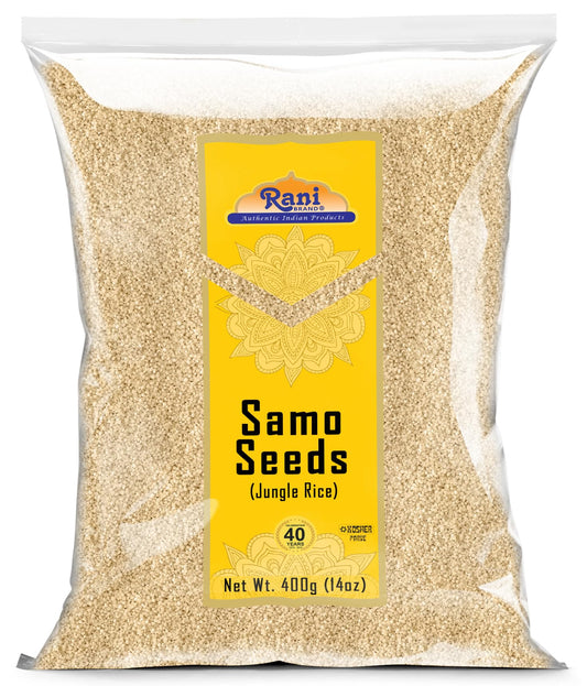 Rani Samo Seeds Whole (Japanese barnyard millet/Jungle Rice/Moriyo/Samak Rice) Echinochloa frumentacea 14oz (400g) ~ All Natural | Vegan | Gluten Friendly | NON-GMO | Indian Origin
