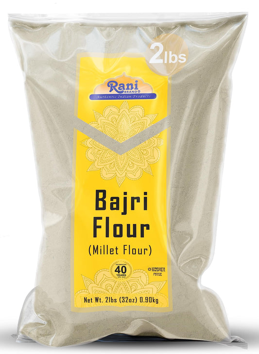 Rani Bajri Flour (Pearl Millet) 32oz (2lbs) 908g ~ All Natural | Vegan | Gluten Friendly | NON-GMO | Kosher | Indian Origin