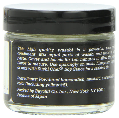 Sushi Chef Wasabi (Powdered Green Horseradish), 1-Ounce Glass Jars (Pack of 6)