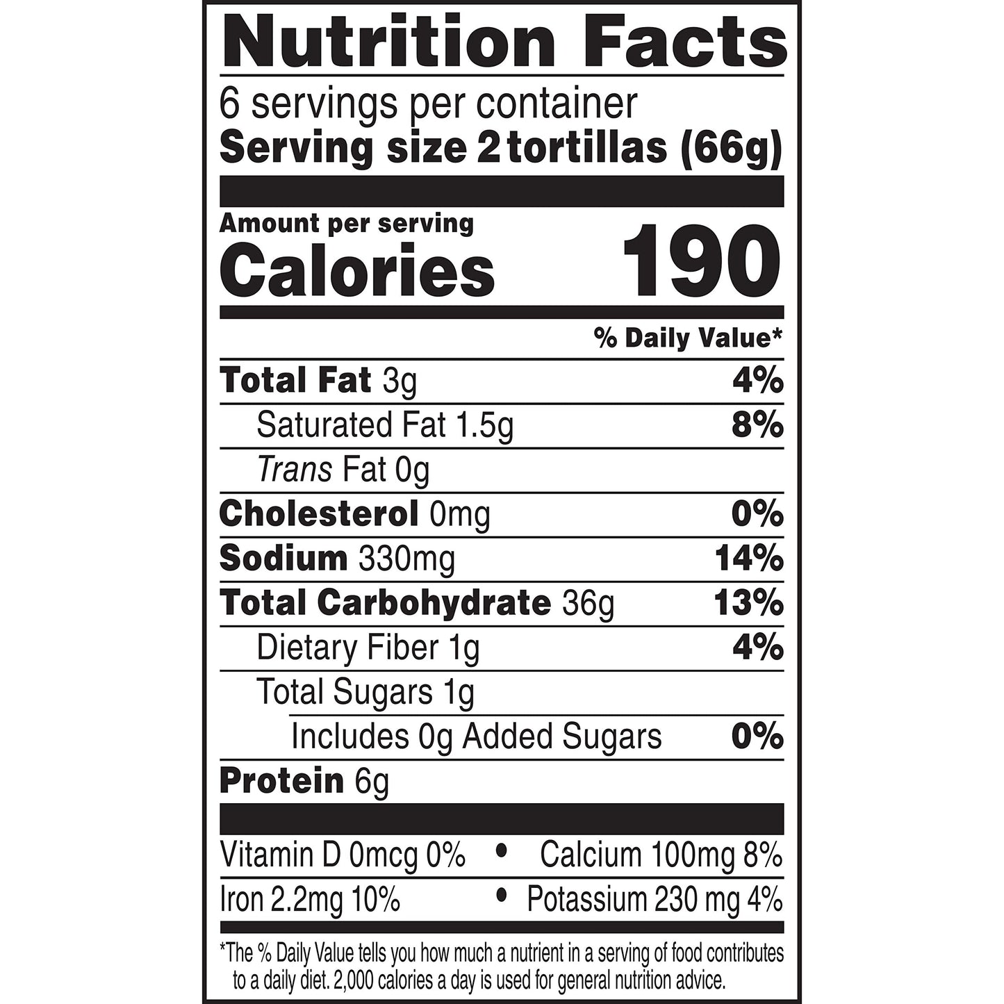 Ortega Tortillas, Flour, 6 Inch, 12 Count (Pack of 12)