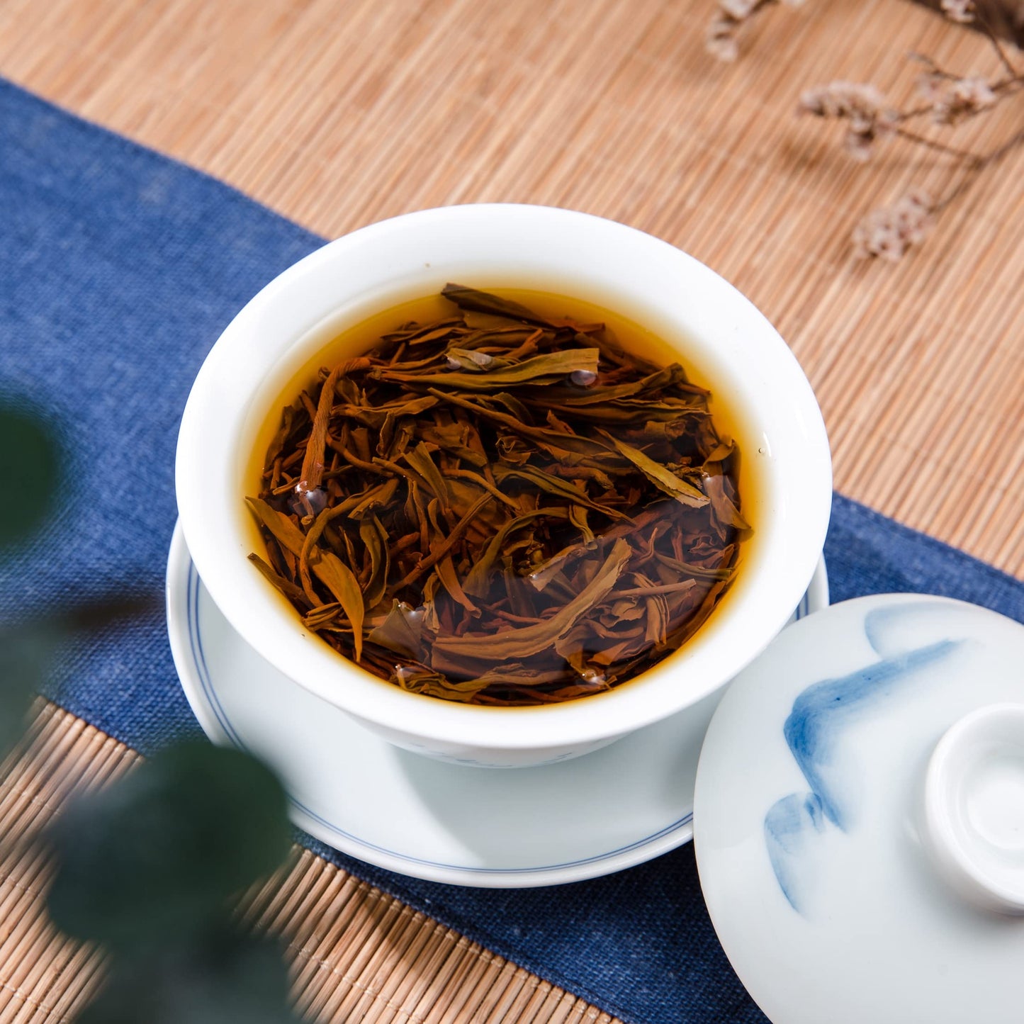 ChaWuWarmSun Lapsang Souchong Black Tea,No Smokey,3.5oz/100g,Loose Leaf Chinese Hong Cha
