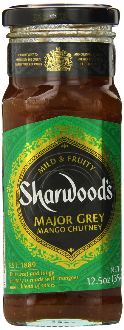 Sharwood's Mango Chutney, Ff, Major Grey, 12.5 Ounce (Pack of 6)