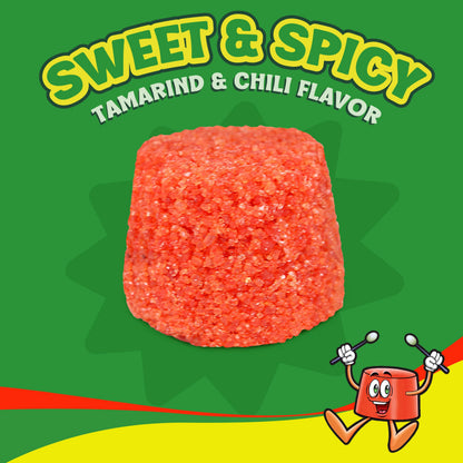 Tamborines Enchilados – Mexican Hot Candy with Chili and Tamarind, 100 Individually Wrapped Pieces, 15.85 oz Bulk Pack