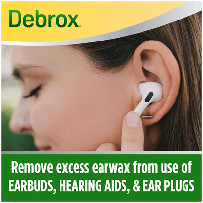 Debrox Ear Wax Removal Drops, Gentle Microfoam Ear Wax Remover with Carbamide Peroxide, 0.5 Fl Oz