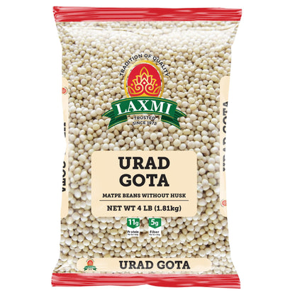 Laxmi Urad Dal - 4lbs (Unhusked Black Lentils) - Traditional Indian Foods