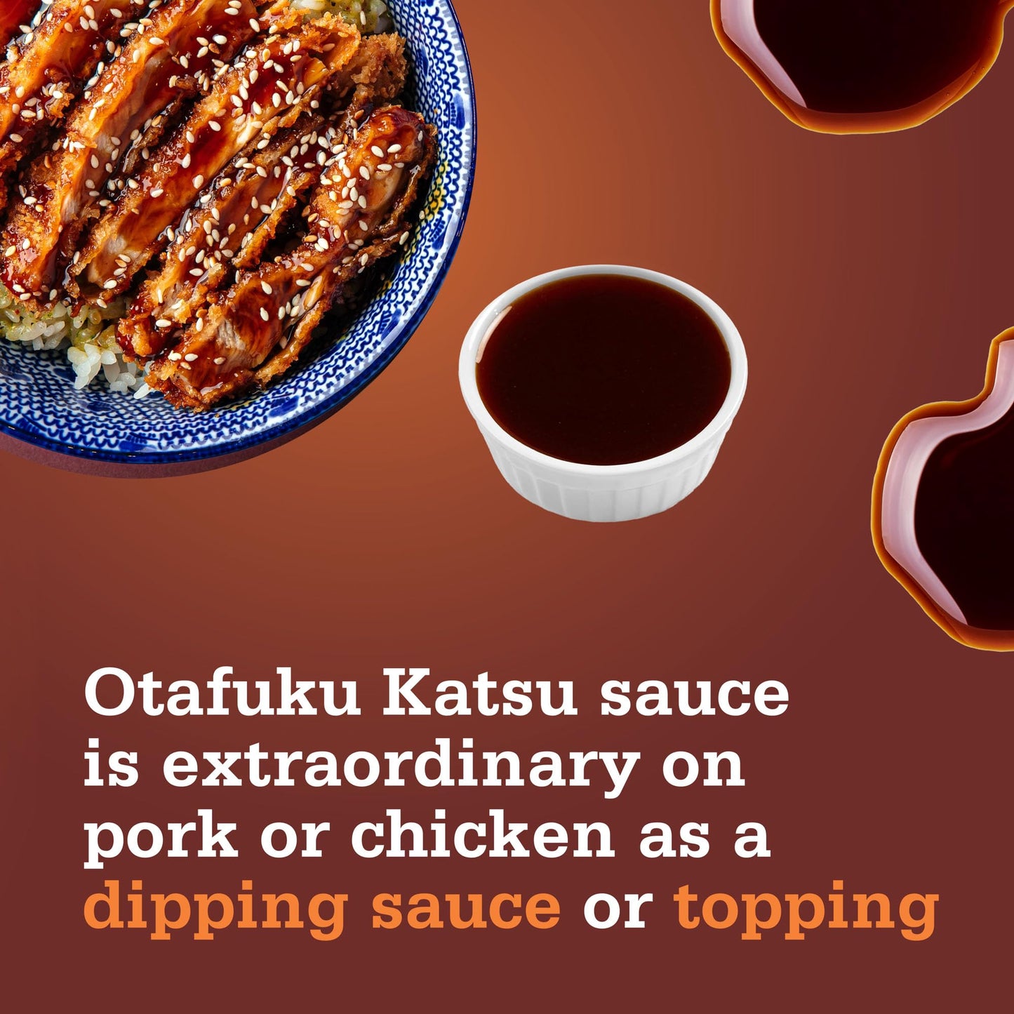 Otafuku Tonkatsu Sauce for Japanese Pork Cutlets, Restaurant Bulk Size 77.9 Oz (1/2 Gallon)